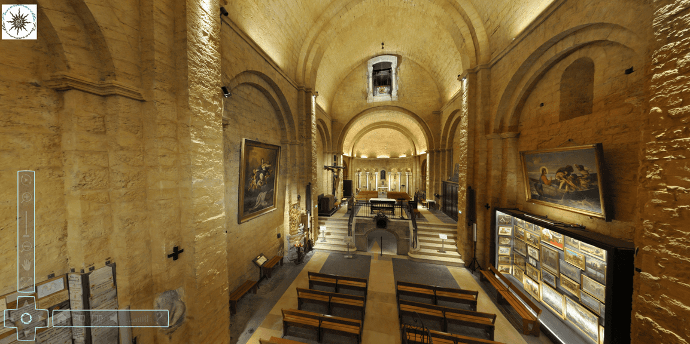 aperçu visite virtuelle sanctuaire saintes maries de la mer